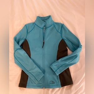 LLBean Fleece Athletic Zip Up